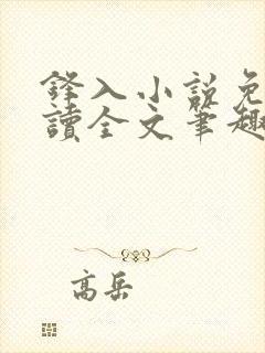 锋入小说免费阅读全文笔趣阁