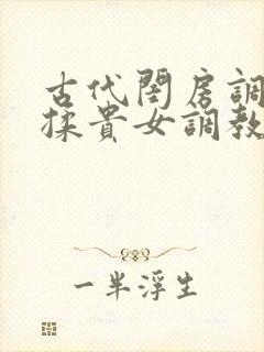 古代闺房调教h揉贵女调教记