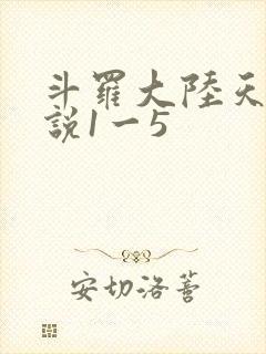 斗罗大陆天狂传说1一5