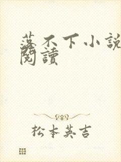 落不下小说免费阅读