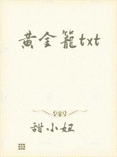 黄金笼txt