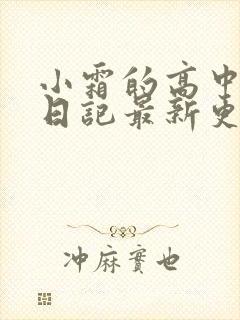 小霜的高中成长日记最新更新