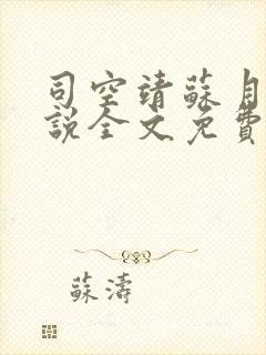 司空靖苏月汐小说全文免费阅读