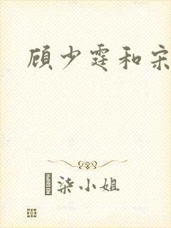 顾少霆和宋斯曼