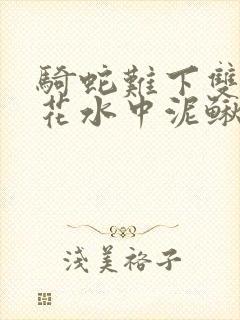 骑蛇难下双金银花水中泥鳅双男主