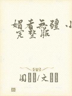 媚者无疆 小说 完整版