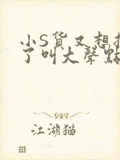 小S货又想挨C了叫大声点小