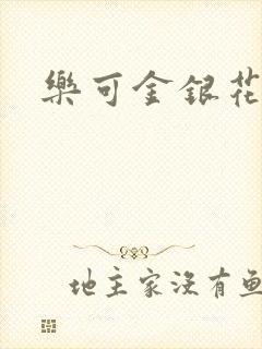 乐可金银花小说