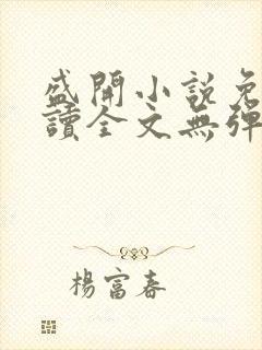 盛开小说免费阅读全文无弹窗