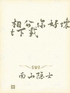 相公你好坏txt下载