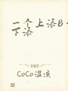 一个上添B一个下添