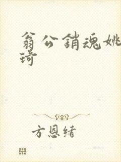 翁公销魂姚瑶琦琦