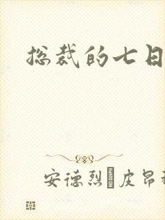 总裁的七日恋人