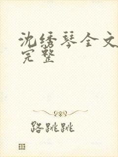 沈绣琴全文阅读完整