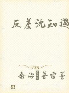 反差沈知遇晏应