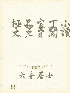 极品家丁小说全文免费阅读