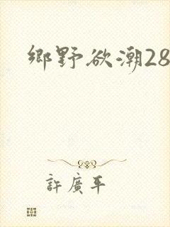 乡野欲潮28章