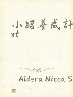 小昭养成计划txt