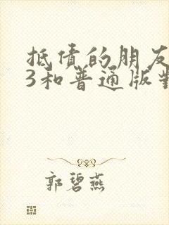 抵债的朋友麦子3和普通版对比