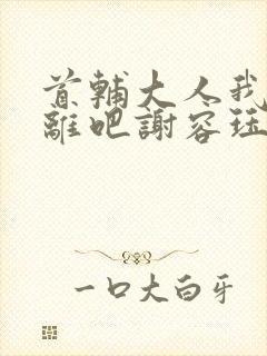 首辅大人我们和离吧谢容珏