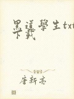 黑道学生txt下载