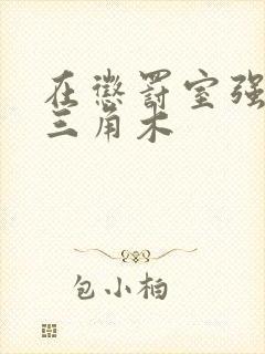 在惩罚室强迫坐三角木