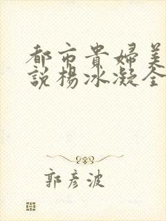 都市贵妇美腿小说杨冰凝全文阅读