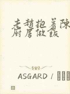 老赵抱着陈婷在厨房做饭