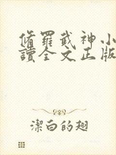 修罗武神小说阅读全文正版