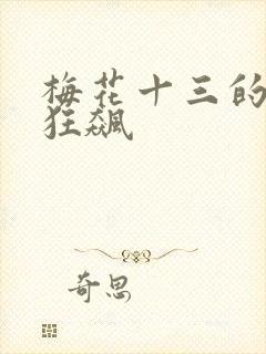 梅花十三的乳液狂飙