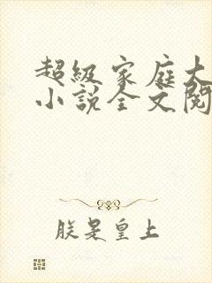 超级家庭大杂烩小说全文阅读