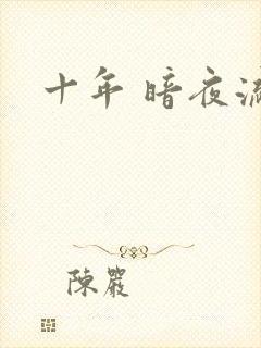 十年 暗夜流光