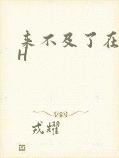 来不及了在车CH