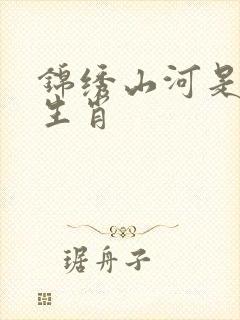 锦绣山河是什么生肖