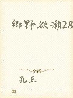 乡野欲潮28章