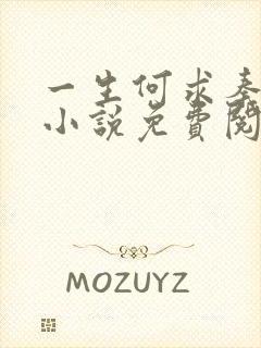 一生何求秦菲雪小说免费阅读