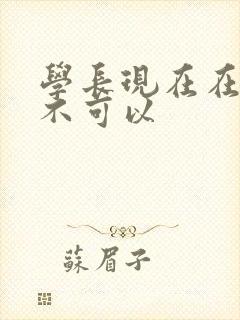 学长现在在上课不可以