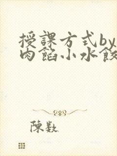 授课方式by 肉馅小水饺