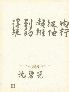 得到超级肉禽系统的维他柠檬茶