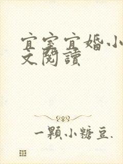 宜室宜婚小说全文阅读