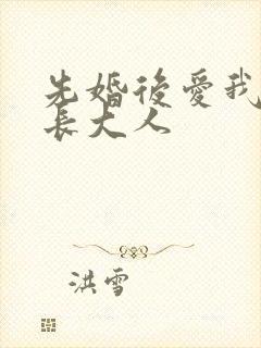 先婚后爱我的市长大人