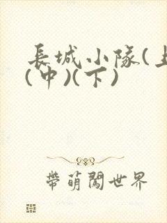 长城小队(上)(中)(下)