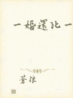 一婚还比一婚高