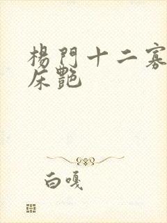 杨门十二寡妇肉床艳