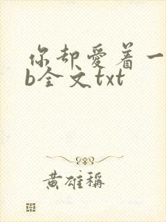 你却爱着一个sb全文txt
