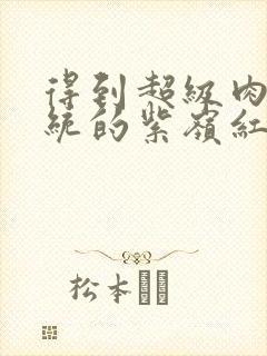 得到超级肉禽系统的紫岭红山