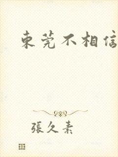 东莞不相信眼泪