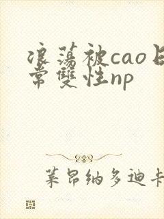 浪荡被cao日常双性np