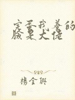 完蛋我养的小白脸是大佬