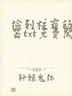 捡到校霸的遥控器txt免费阅读by阳阳